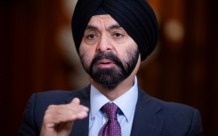 Ajay Banga said many of the plans to boost private sector investment were still 'wet paint' 