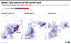 Spain: rain moves to the northeast