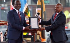 Ruto welcomed Kithure Kindiki as his new deputy president at a swearing-in ceremony 