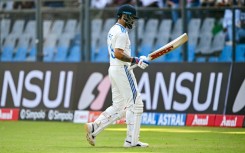 India's Virat Kohli walks back to the pavilion after his dismissal in the third Test