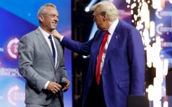 Robert F. Kennedy Jr and President-elect Donald Trump, campaigning in Georgia in October