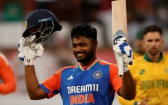 India's Sanju Samson hit ten sixes