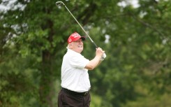 Trump is a self-confessed golf addict who frequently boasts about his ability on social media