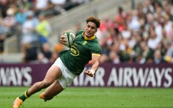 Fly half Jordan Hendrikse (C) and his scrum-half brother Jadon will appear together for the first time for South Africa when they face Wales at the weekend