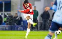 Tijjani Reijnders, seen here in action against Slovan Bratislava in the Champions League, scored a brace as AC Milan beat Empoli 3-O in the Italian league