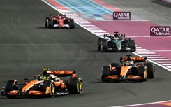 McLaren's Oscar Piastri (R) and Lando Norris (L) took a valuable one-two for the British constructor at the sprint race ahead of the Qatar Formula One Grand Prix