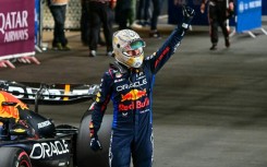 Red Bull Racing's Dutch driver Max Verstappen is on pole for Sunday's Qatar F1 GP