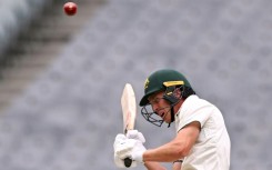 Nathan McSweeney opened the batting for Australia in the first Test in Perth