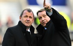 Ian Foster (left) and Steve Hansen spent eight years together coaching the All Blacks