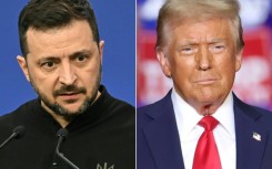 An encounter between Trump and Zelensky was awaited