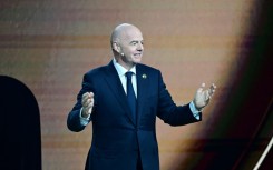 FIFA president Gianni Infantino pictured at the draw for the Club World Cup last week -- FIFA will confirm the hosts for the 2030 and 2034 World Cups on Wednesday