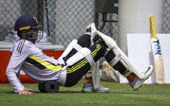 India's Shubman Gill stretches during a training session at The Gabba in Brisbane