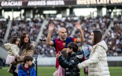 Spanish football legend Andres Iniesta says goodbye in Tokyo