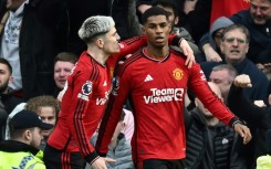 Marcus Rashford (right) and Alejandro Garnacho (left) were dropped from the Manchester United squad