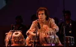 Zakir Hussain was credited with bringing India's tabla drum into the mainstream