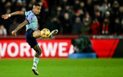 In form: Arsenal striker Gabriel Jesus scored his sixth goal in four games during a 3-1 win at Brentford