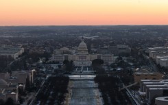 The inauguration ceremony was originally due to be held on the steps of the US Capitol, but was moved indoors due to extreme weather conditions